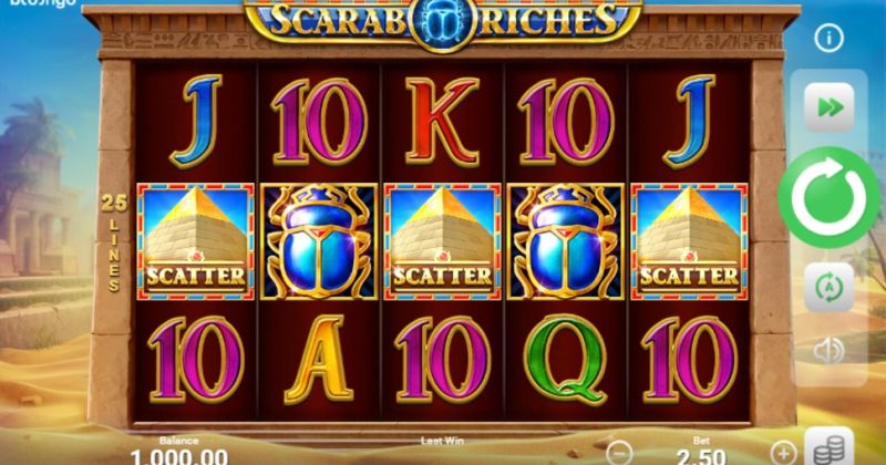 Play in Scarab Riches slot online from Booongo for free now | www.taxlawgeek.com